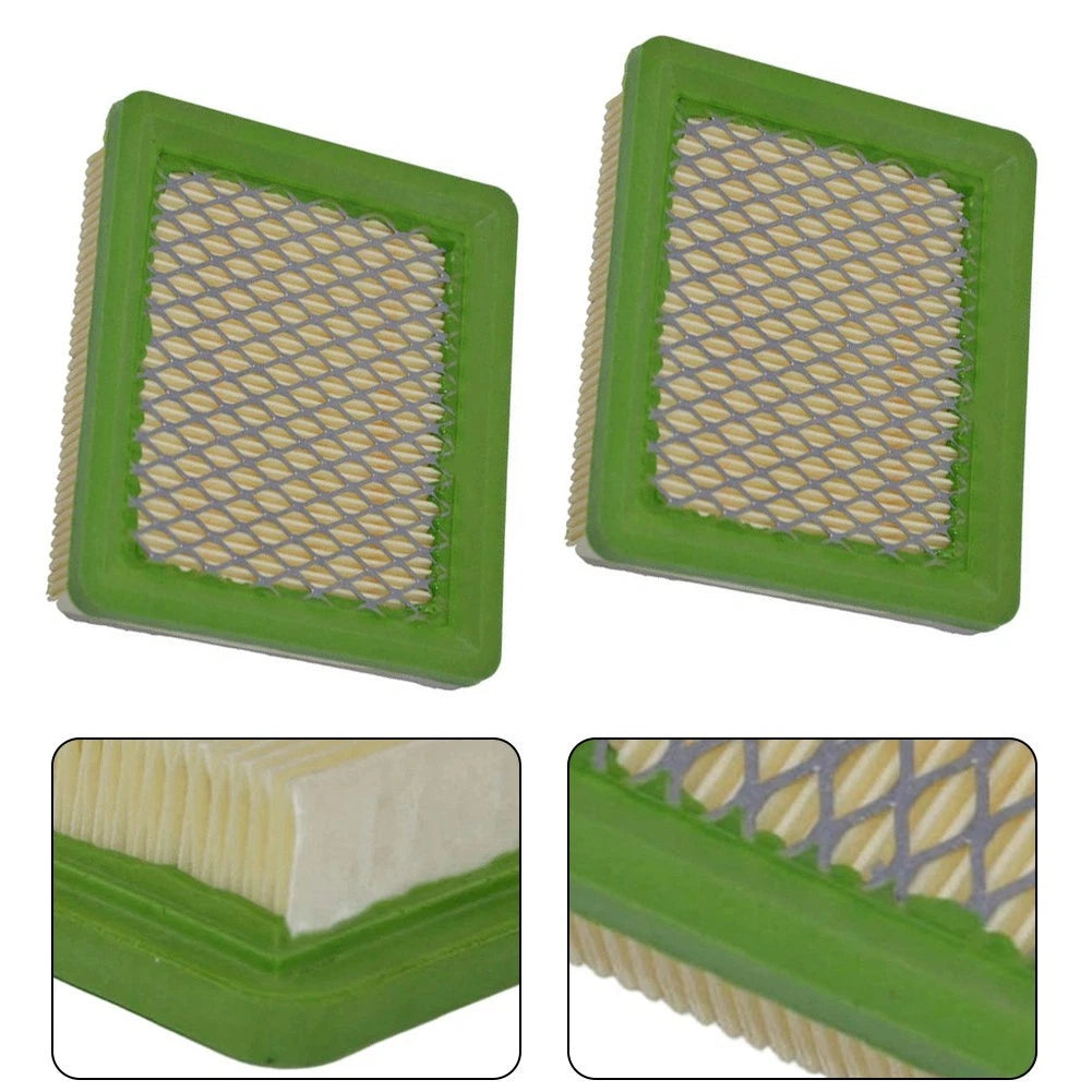 2X Air Filter for Brast 18224 ESTART Lawn Mower (116mm x 100mm x 23mm)