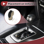 Gear Shift Knob Cover for Ford Fusion (2013–2016) Beige Black