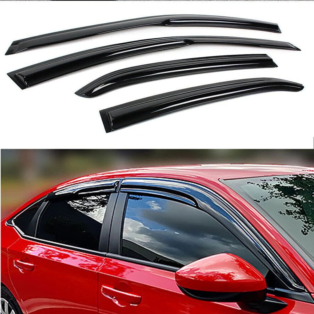 Set of 4 Window Visor Vent Rain Guards for Toyota Camry (2018–2023)