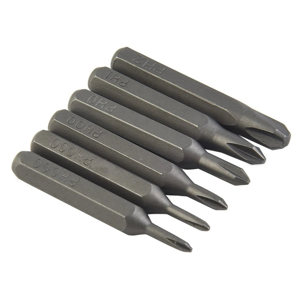 Screwdriver Bits Set of 4 PH0 PH00 PH000 PH0000 for Handworking Tools