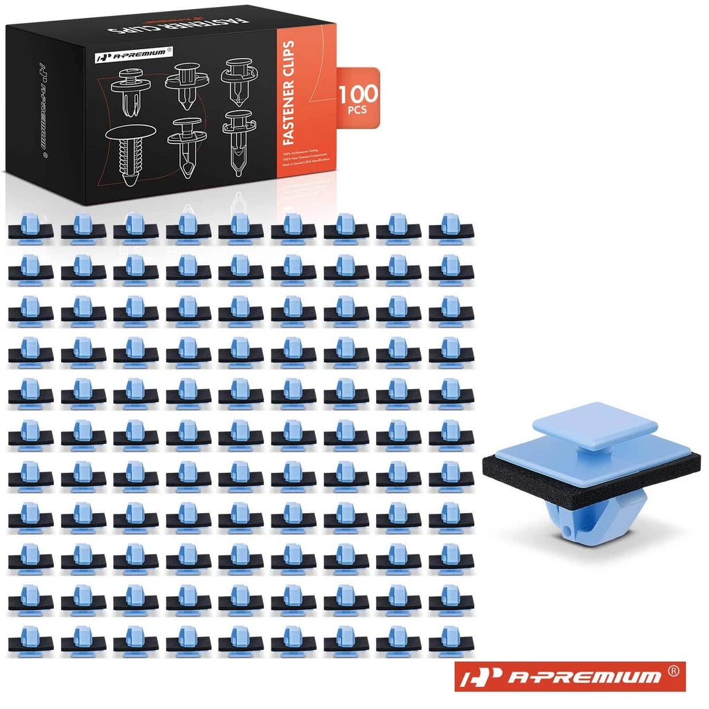 100x Nylon Rocker Panel Retainer Clips with Sealer for Kia 