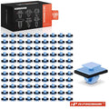 100x Nylon Rocker Panel Retainer Clips with Sealer for Kia 