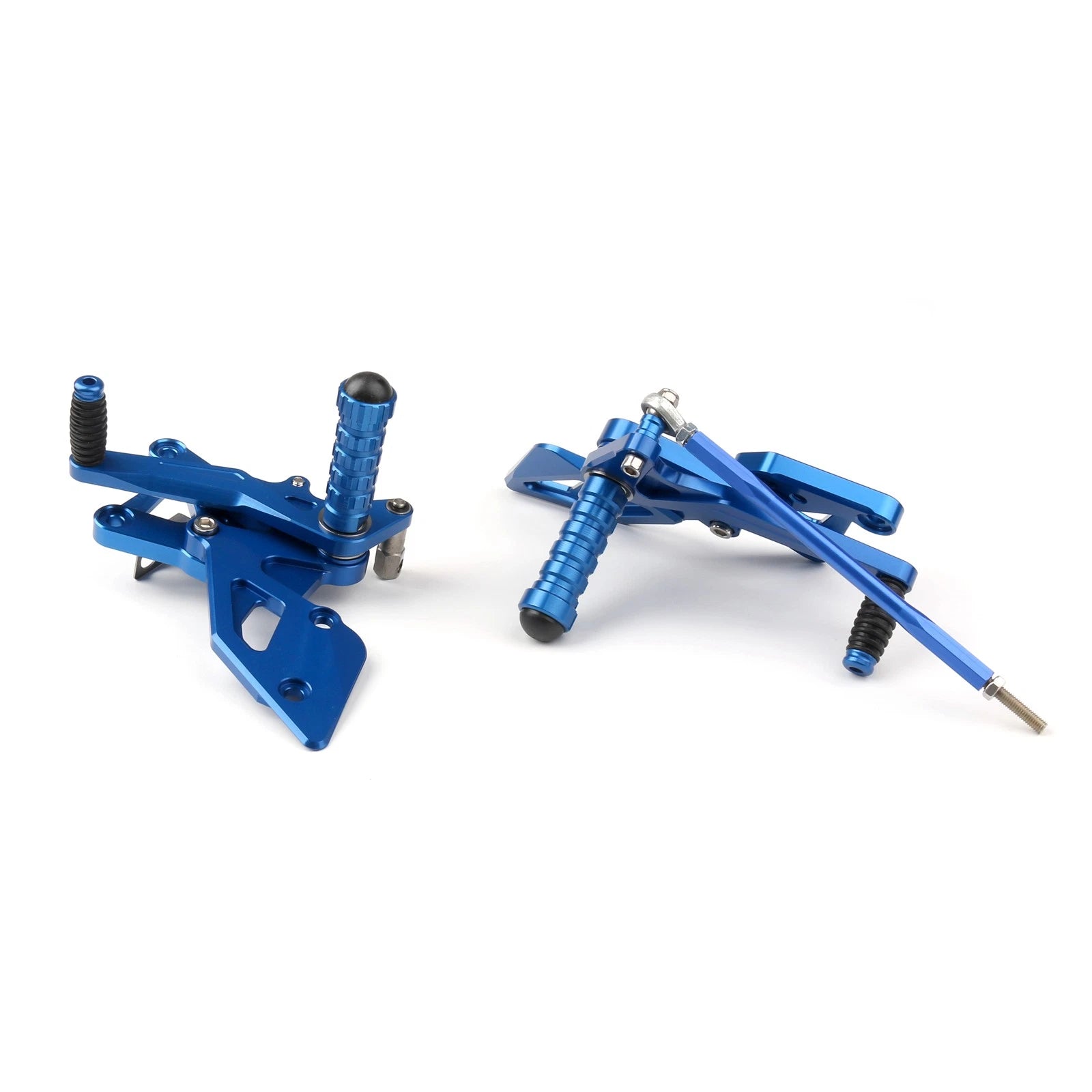 Rearsets Footpegs Footrest Set of 2 Blue for Yamaha YZF R25 R3 (2014–2016) #3