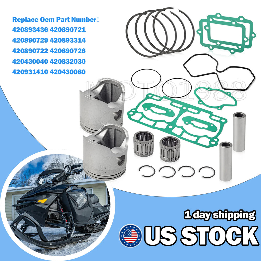 82mm Standard Piston Ring Gasket for Ski-Doo MXZ Adrenaline 800R (2008–2012)