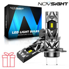 2X H7 LED Headlight Bulbs for NOVSIGHT (6500K, 16000LM)