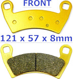 Set of 4 Brake Pads for Polaris Ranger 1000 Crew (2020–2026)