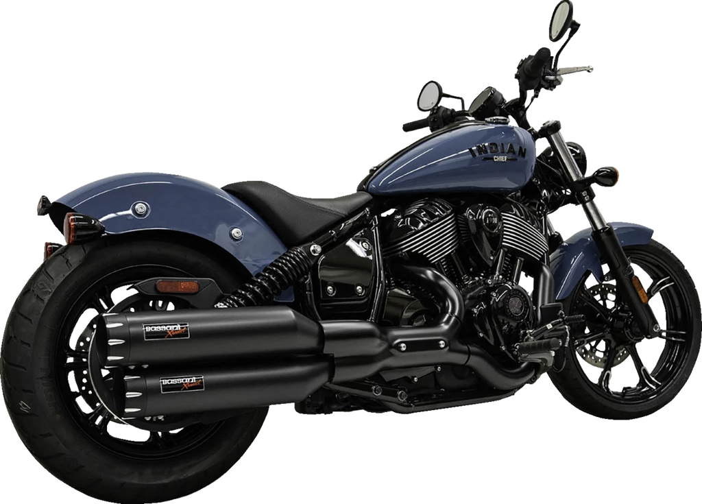 4" Slip-On Mufflers for BASSANI (8CH17)