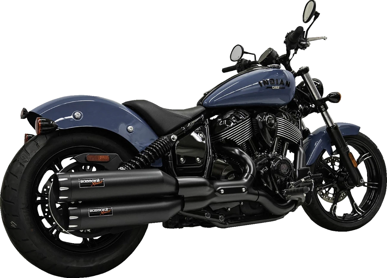 4" Slip-On Mufflers for BASSANI (8CH17)