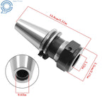 3pc CAT40 TG100 Collet Chuck Set for CNC Machines (0.0001" Runout)