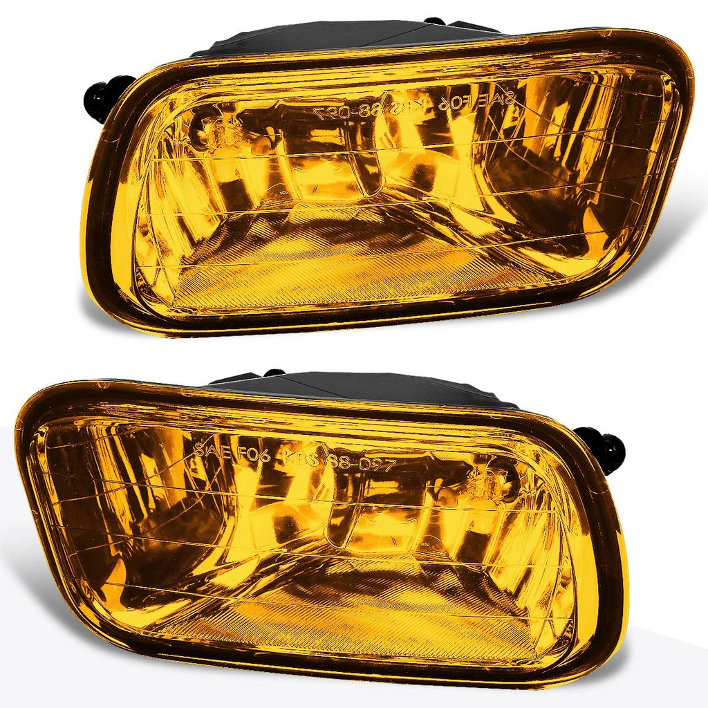 Set of 2 Amber Lens Front Bumper Fog Lights for Dodge Ram Pickup (2009–2012)