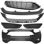 Set of 6 Front Bumper Grilles with Fog Lamps for Ford Focus (2012–2020)