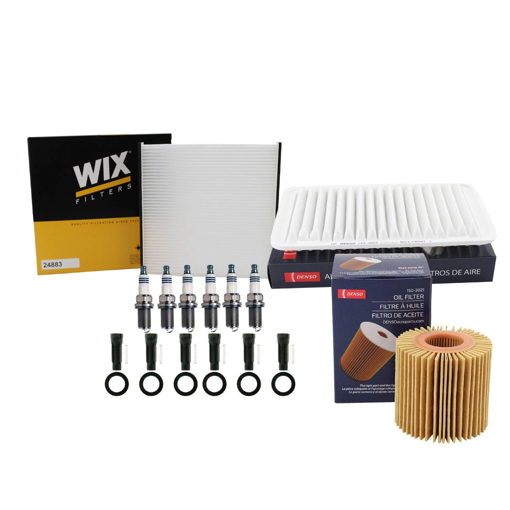 Tune Up Kit with NGK 6 Spark Plugs & Boots for RX350 Sienna V6 (2007–2022)