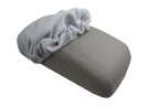 Fleece Console Lid Armrest Cover for Nissan Maxima (1997–1999) Gray