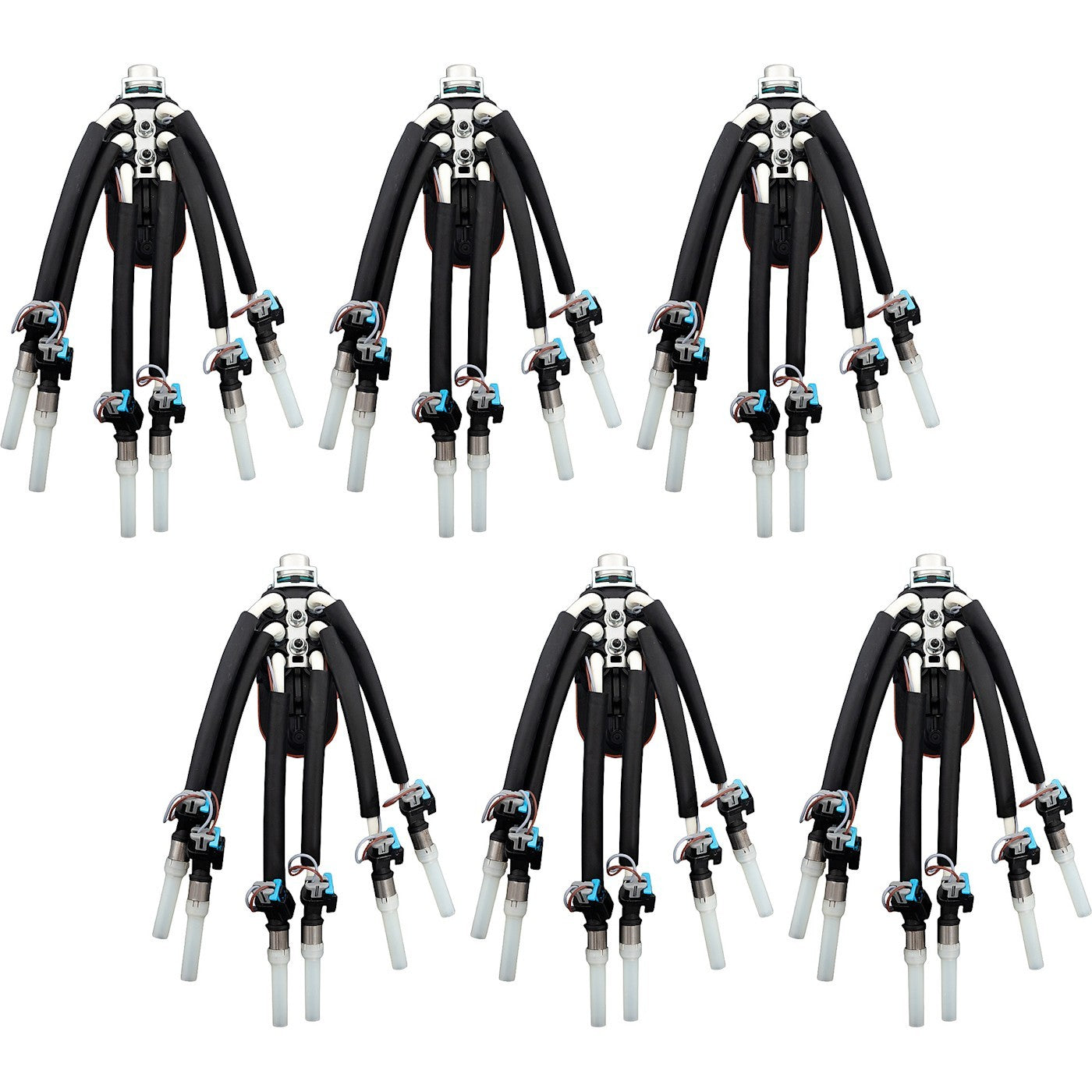 Set of 6 Fuel Injectors for Chevy GMC Express Van S10 Pickup