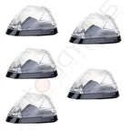 Set of 5 Cab Marker Roof Clearance Lights for Ford F-250 F-350 F-450