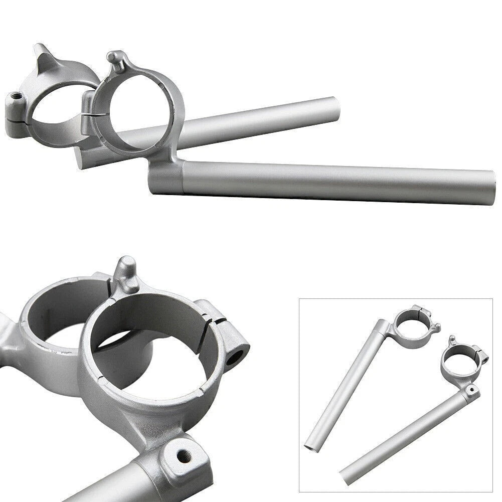 2X CNC Fork Clip-ons Handle Grip Handlebar for Suzuki GSXR 600/750 (2006–2010)