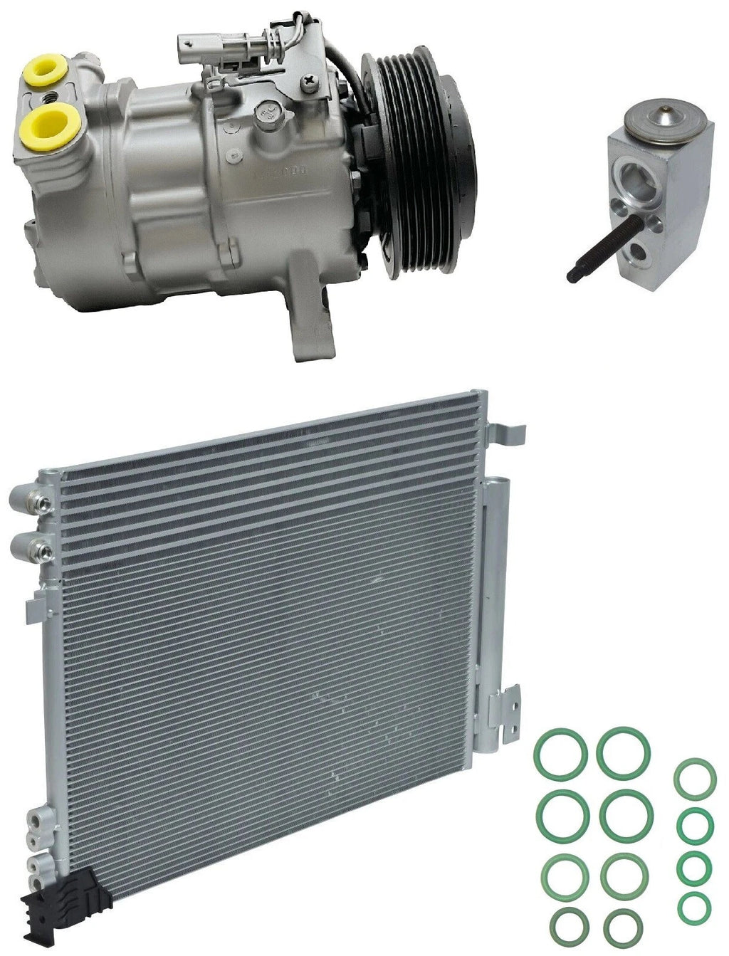 AC Compressor Kit with Condenser for Cadillac CTS 3.6L (2016–2019)