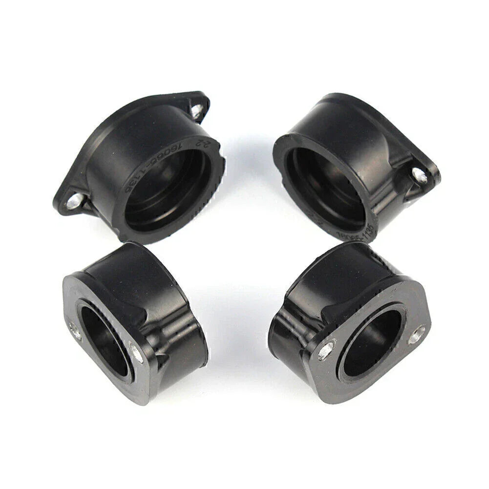 4x Carburetor Intake Manifold Boots for Kawasaki KZ1000K KZ1000M (1981-1982)