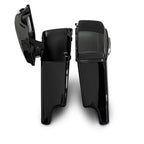 5" Stretched Extended Hard Saddlebags with 6x9" Speaker Lid for Harley Touring