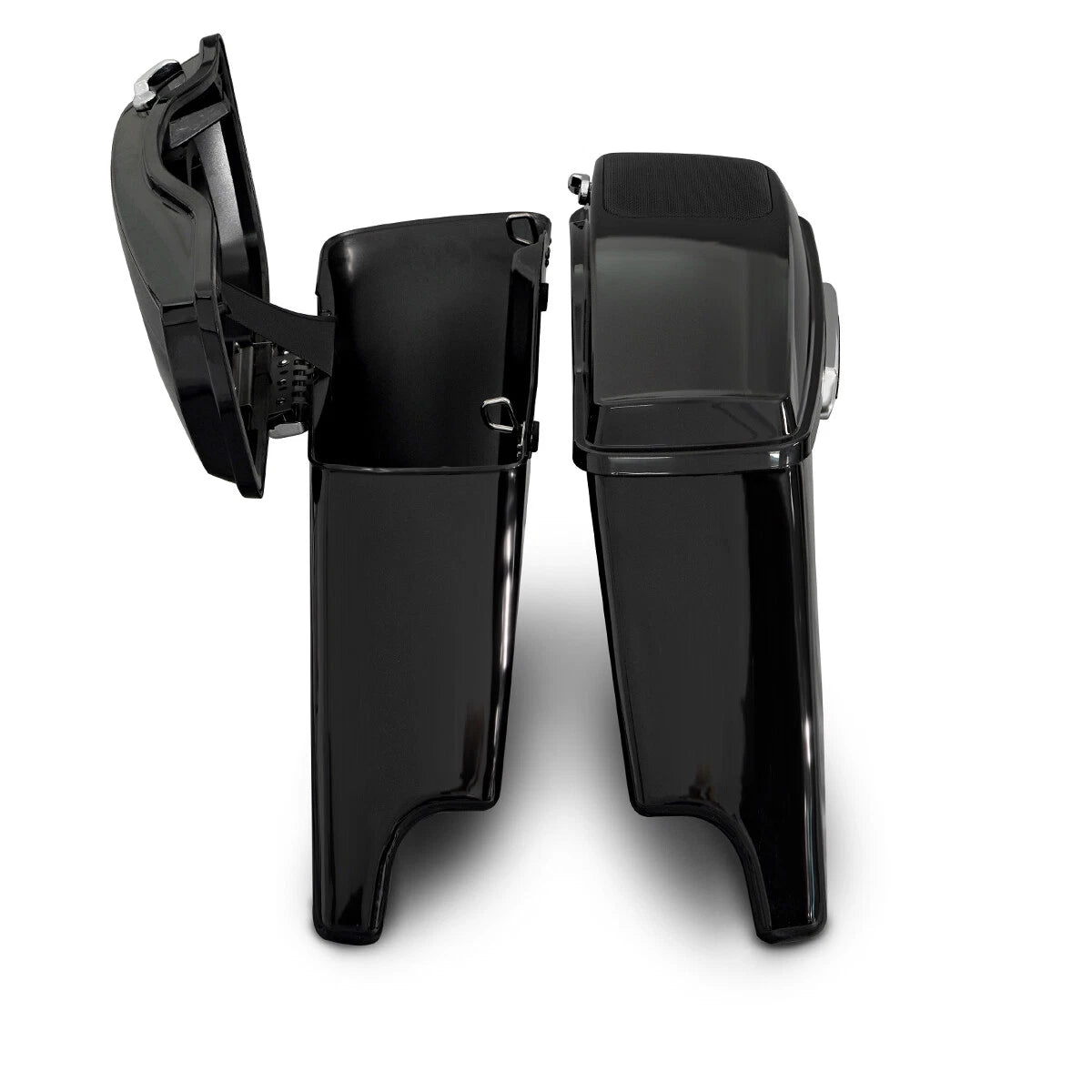 5" Stretched Extended Hard Saddlebags with 6x9" Speaker Lid for Harley Touring