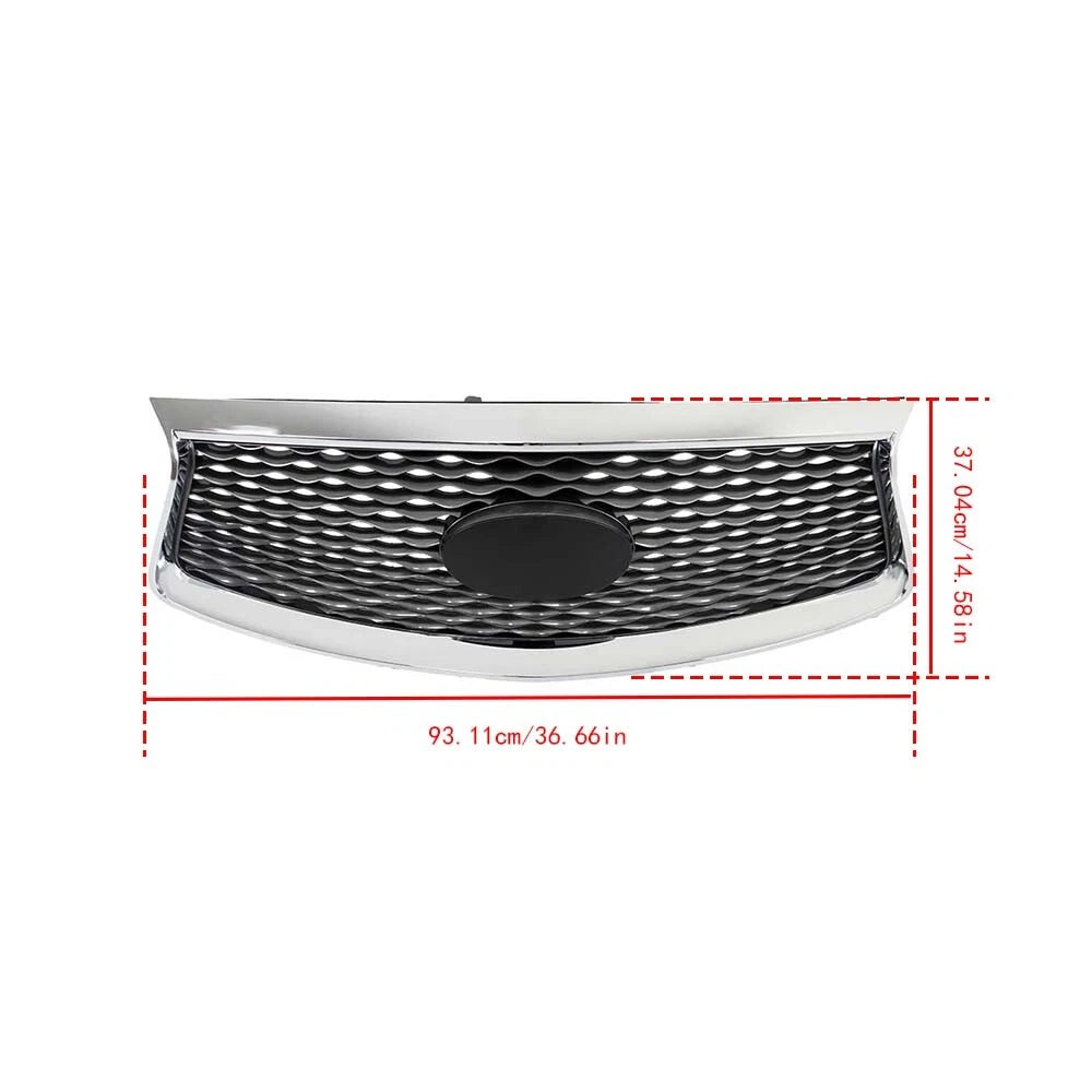 Front Upper Grille with Camera Hole for Infiniti QX60 (2016–2020)