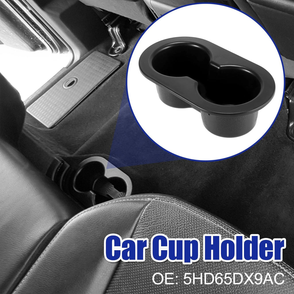 Dual Rear Seat Cup Holder for Dodge Ram 1500 2500 (2002–2020) 5HD65DX9AC