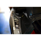 Polished Rear Quarter Vent Grilles w/Aluminum Mesh for 2014-19 Corvette Stingray