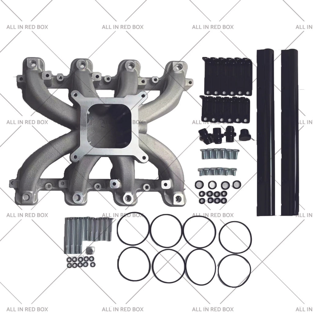 Intake Manifold w/ Fuel Rail for Chevy GM LS1 LS2 LS6
