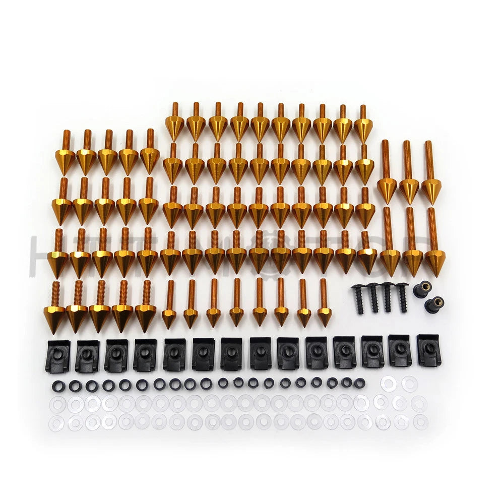 Complete Fairing Bolt Kit for Suzuki Honda (CNC Alloy)