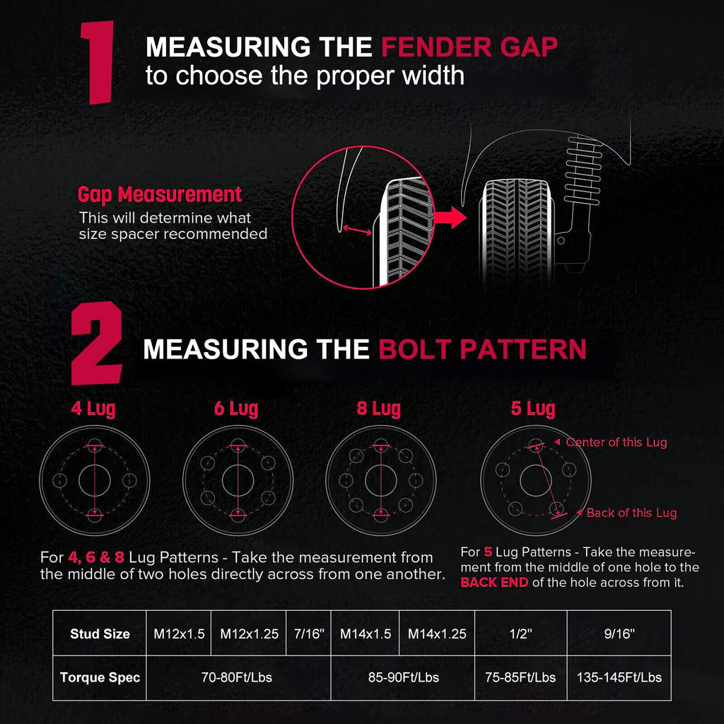 2 Inch Wheel Spacers for Jeep Comanche (1986-1992)