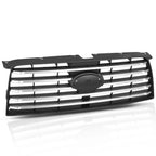 Front Bumper Upper Grille for Subaru Forester (2006–2008) Black & Silver