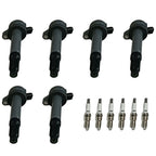 Set of 6 Ignition Coils & Spark Plugs for Mercury Ford Escape Fusion (2001–2012)