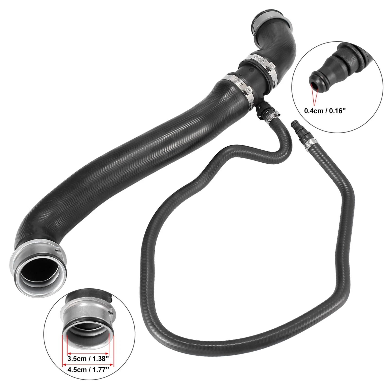 Upper Radiator Coolant Hose 2125011382 for Mercedes-Benz E350 (2010–2011)