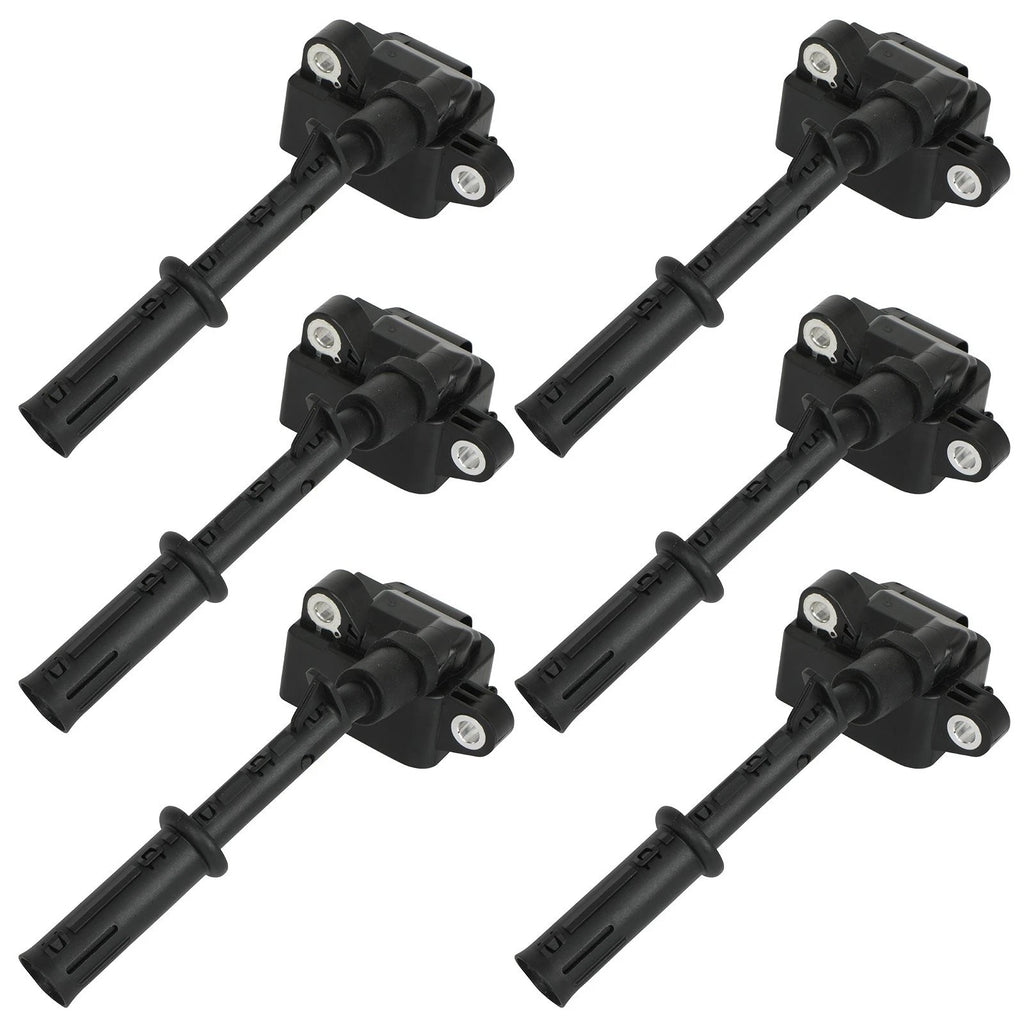 6 Ignition Coils for Mercedes Benz C300 (2013–2014) C350 (2012–2015) 3.5L