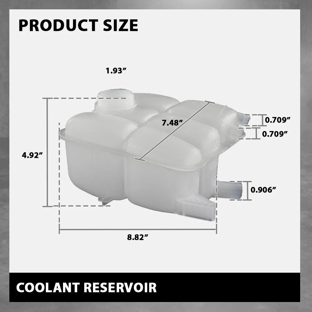 Coolant Reservoir Overflow Tank for Ford Focus, Escape, C-Max, Transit Connect