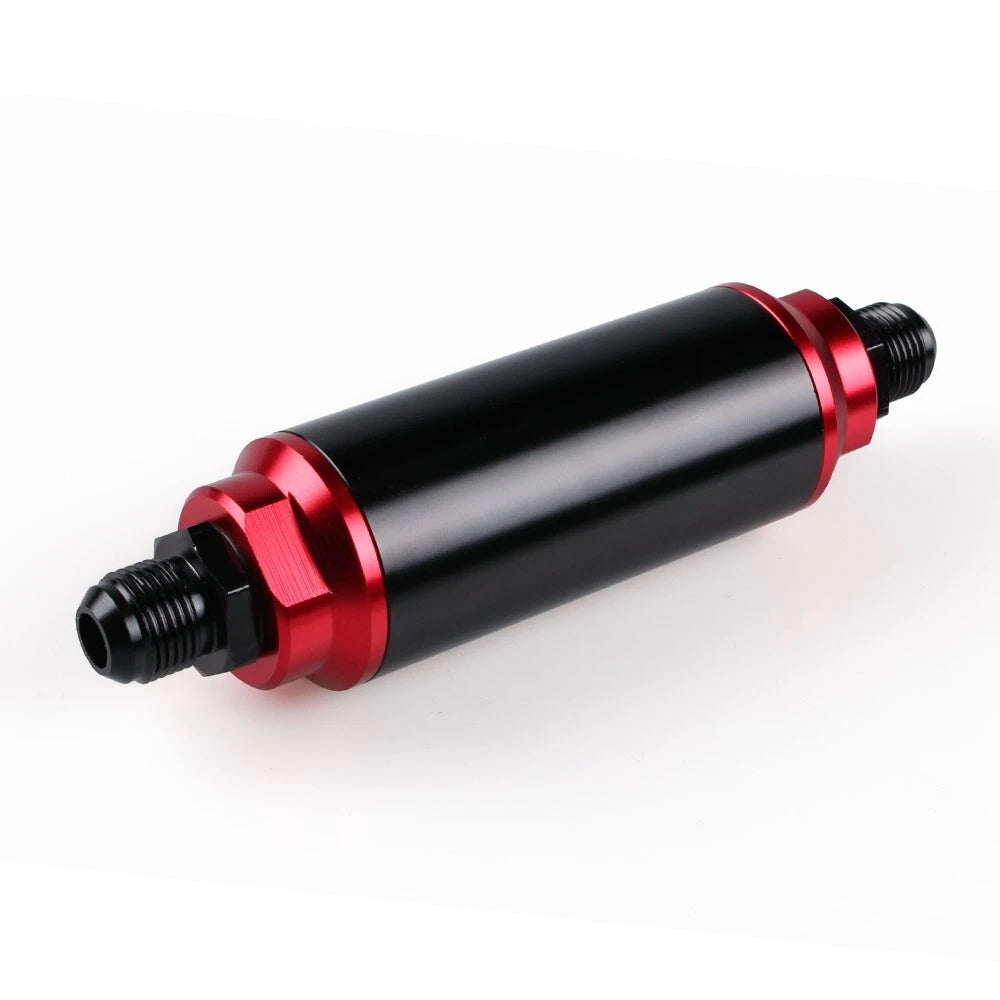 Inline Fuel Filter for Universal Applications (Cleanable, High Flow)
