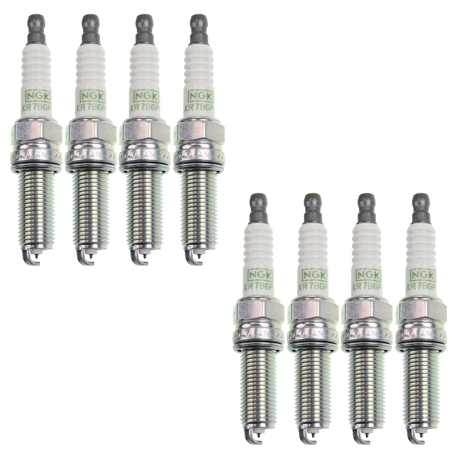 Set of 8 NGK G-Power Platinum Spark Plugs for Equus Genesis K900 V8 (2015–2016)