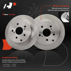 Rear Disc Brake Rotors for Toyota Prius V (2012–2017) L4 1.8L