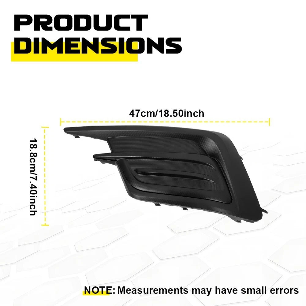 Pair Fog Light Bezel Cover Frame for Subaru Legacy (2018–2019)