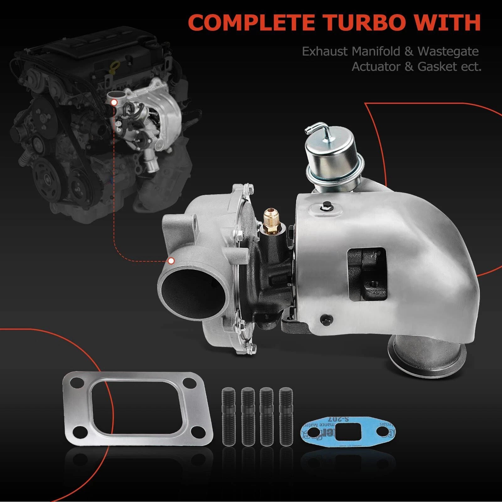 Turbocharger for Chevy C1500 K1500 K2500 GMC (1994–1998)
