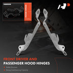 2X Hood Hinges for Chevy Malibu (2008-2012)
