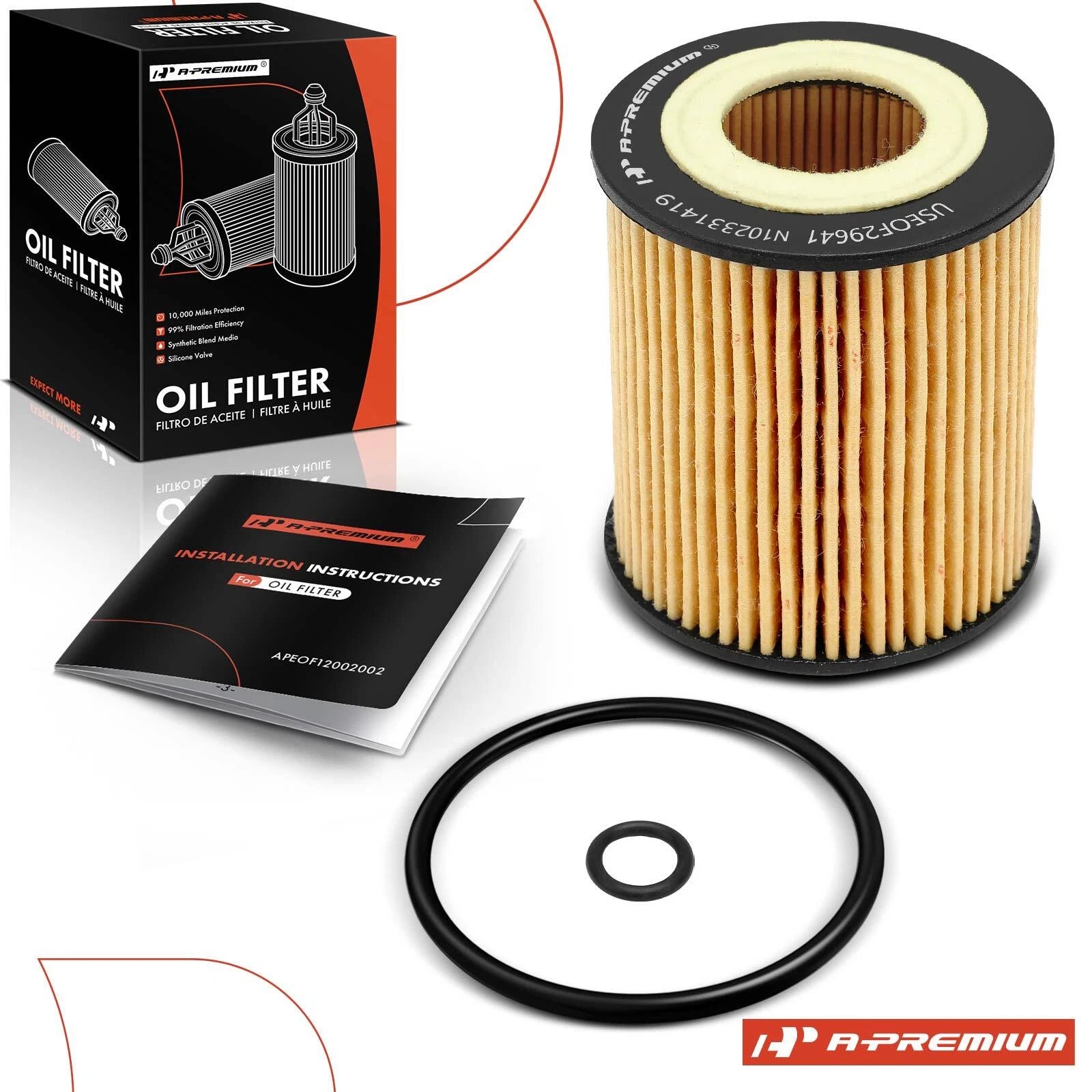Engine Oil Filter for Ford Escape (2005–2009), Fusion (2006–2009), Mazda 3
