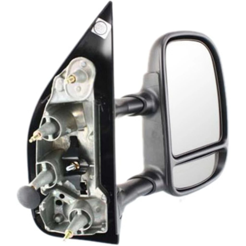 Towing Mirror for Ford E-350 Super Duty, E-250 (2003–2021) Right Side Black