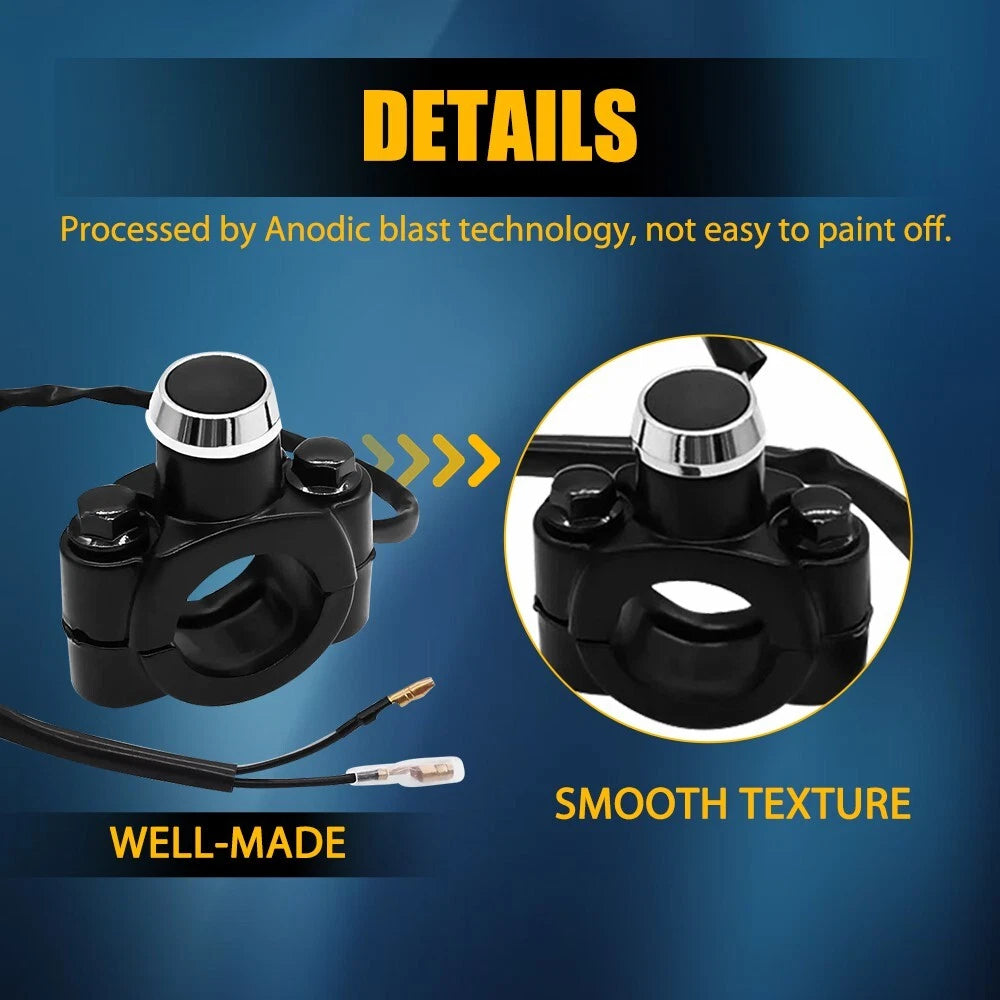 Handlebar Kill On-Off Start Switch for Motorcycle (12V)