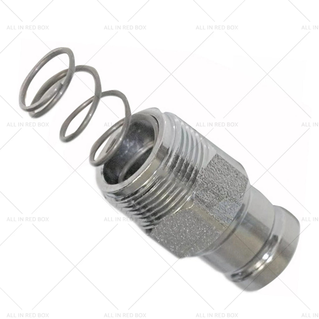 3/8" Hydraulic Male Drain Line Flat Face Quick Coupler for Bobcat