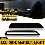 LH & RH Smoke Lens Rear Side Marker Reflectors for Ford Mustang (1994–1998)