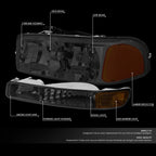 Smoked Corner Headlight Set for GMC Sierra/Yukon (1999–2007)