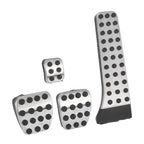 4X Manual Transmission Brake Gas Accelerator Pedal Pad Cover for Mercedes-Benz