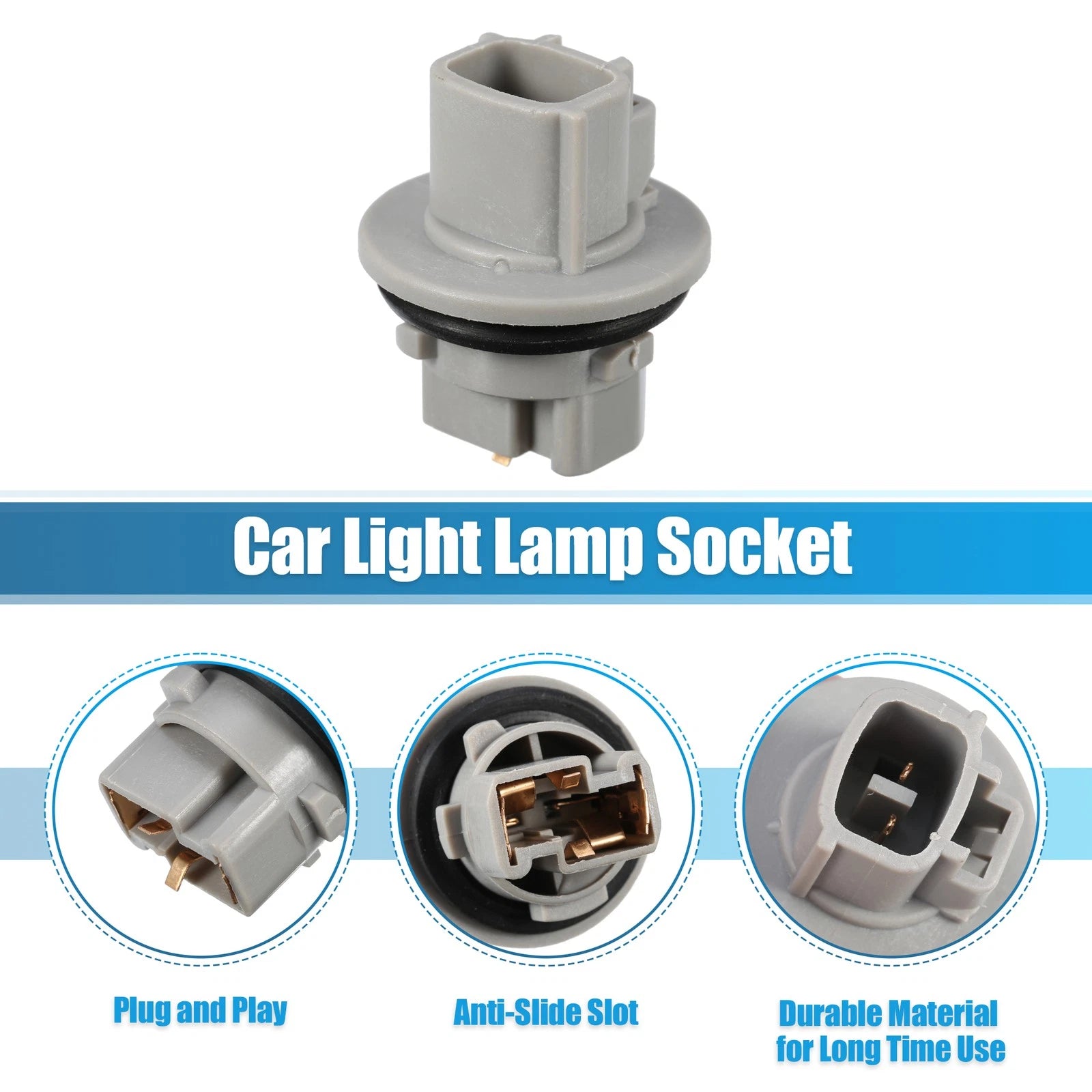 2X Turn Signal Light Bulb Socket Base 90075-60028 for Toyota 4Runner (2003–2005)