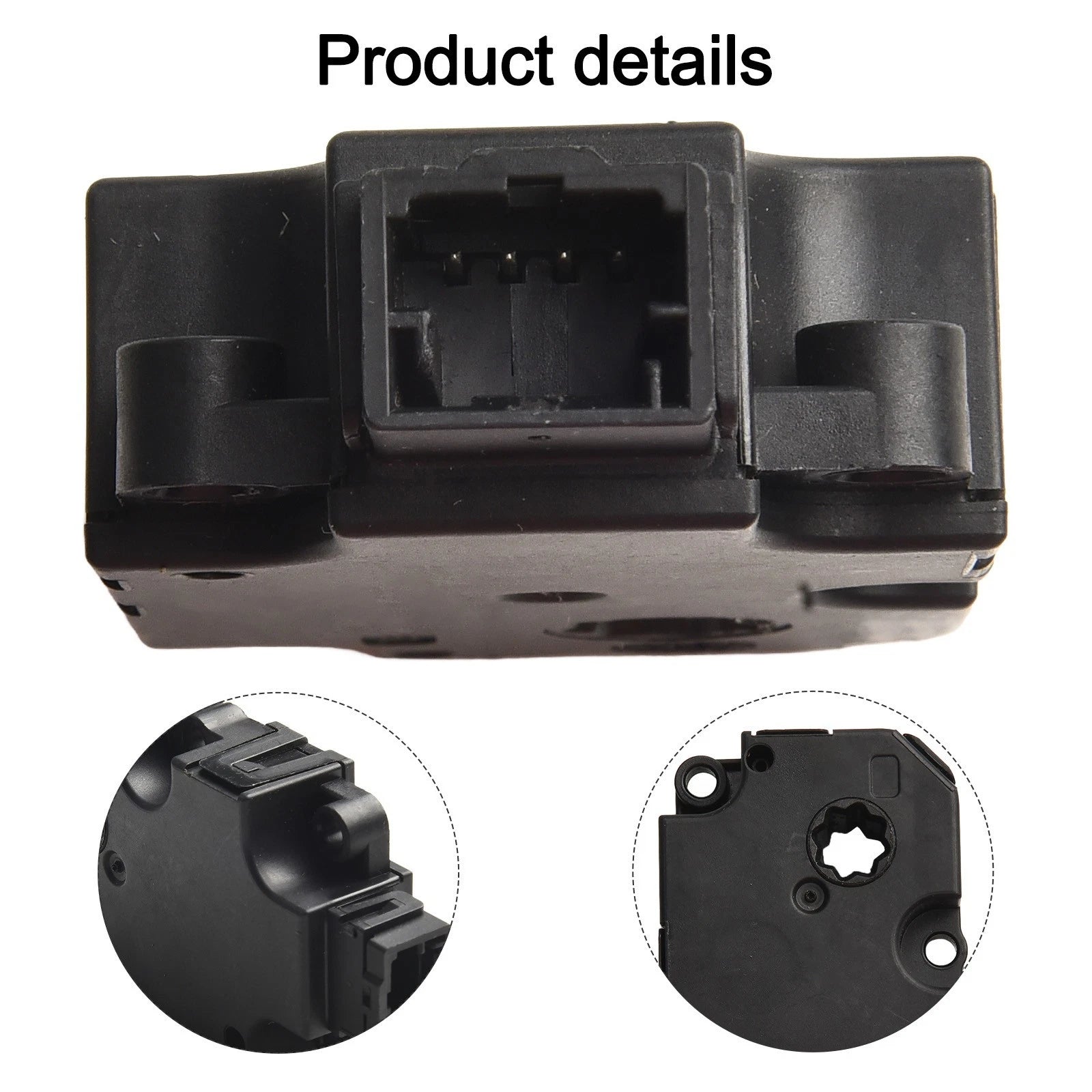 Heater Box Motor for Audi A5 A6 (2005–2011) OEM 4M0820511A Black ABS